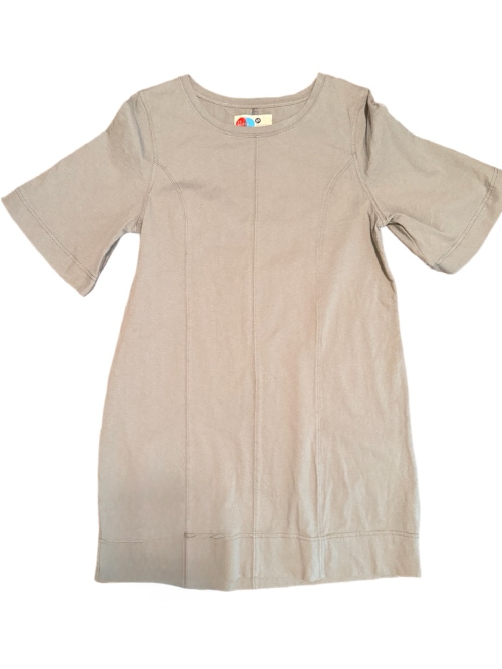 Free people beach, gray mini dress extra large EUC